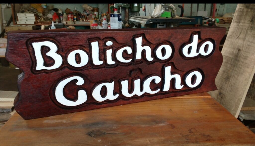 placa Bolicho do Gaúcho