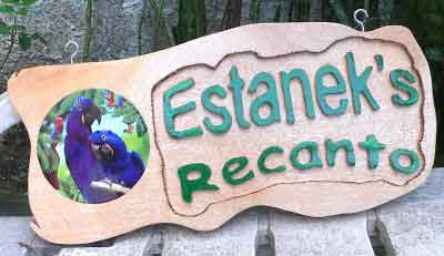placa Estanek's Recanto