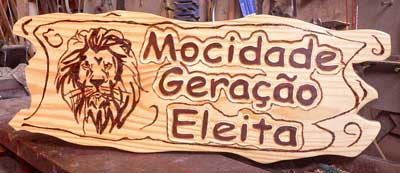 placa Mocidade Geração Eleita