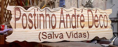 placa de posto de salva vidas