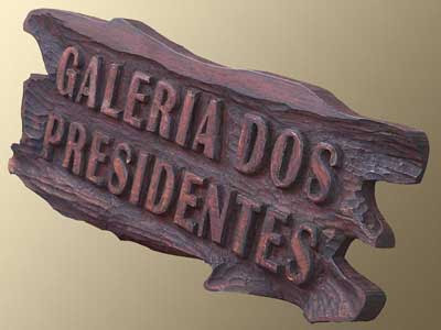 placa Galeria dos Presidentes