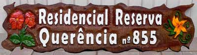placa Residencial Reserva, Querência no. 855