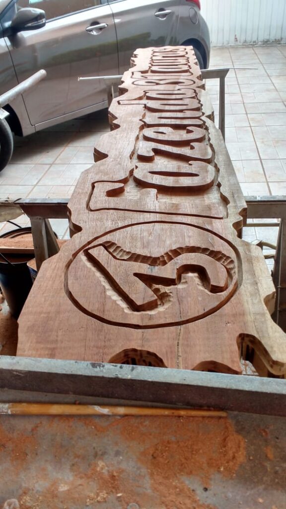 placa Fazenda 3 Touros