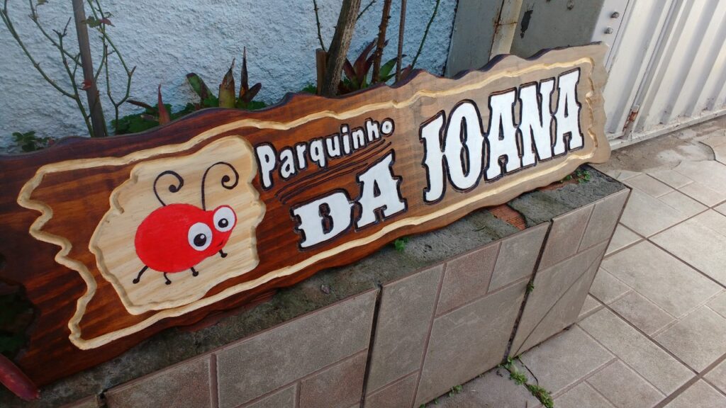 placa Parquinho da Joana