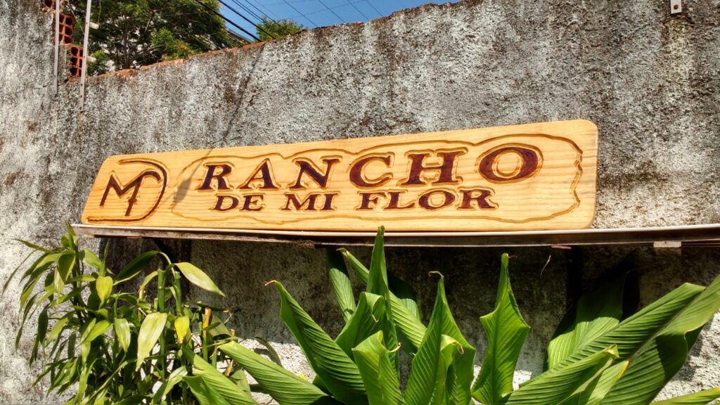 placa Rancho de Mi Flor
