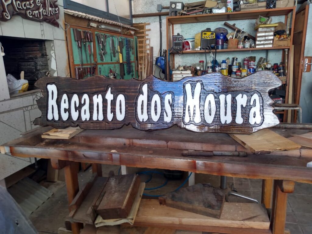 placa Recanto dos Moura