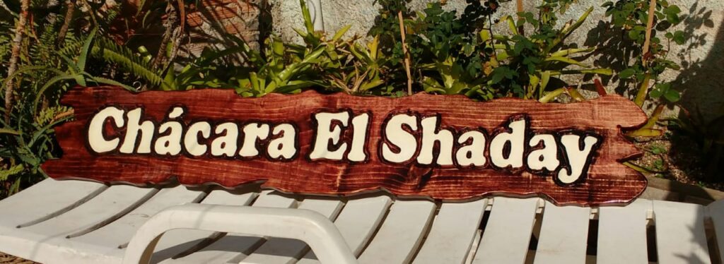 placa Chácara El Shaday